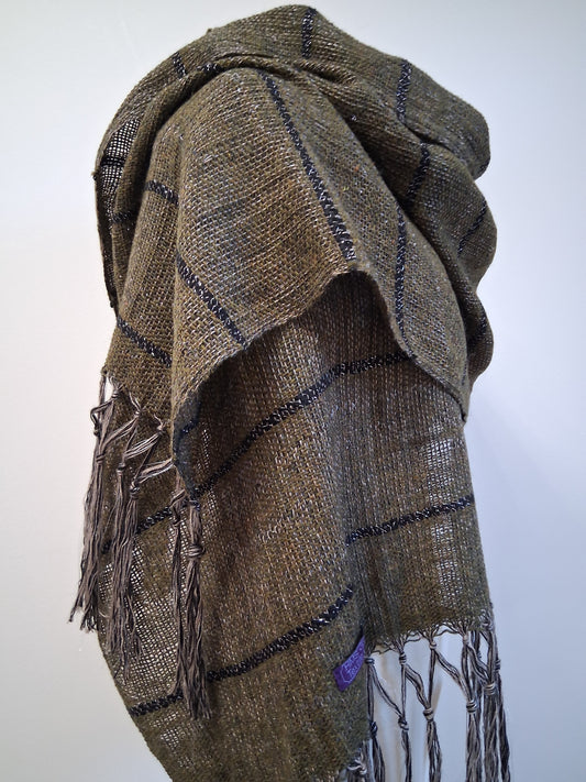 Camouflage Mink Silver Wrap