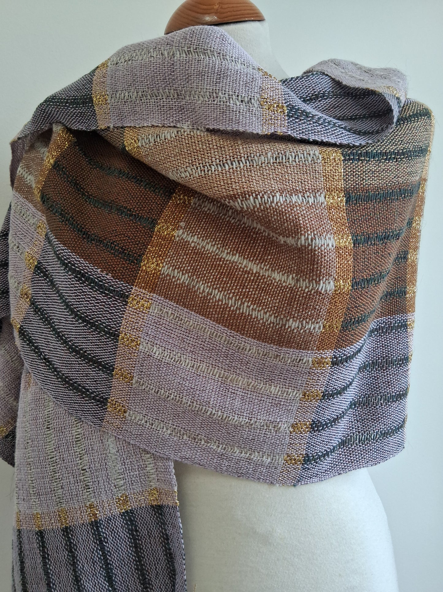 Golden Violet Mocha Wrap